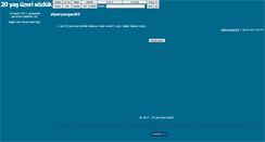 Desktop Screenshot of 20yasuzeri.sozlukspot.com